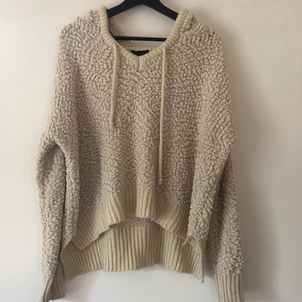 Vici size small teddy hooded sweater